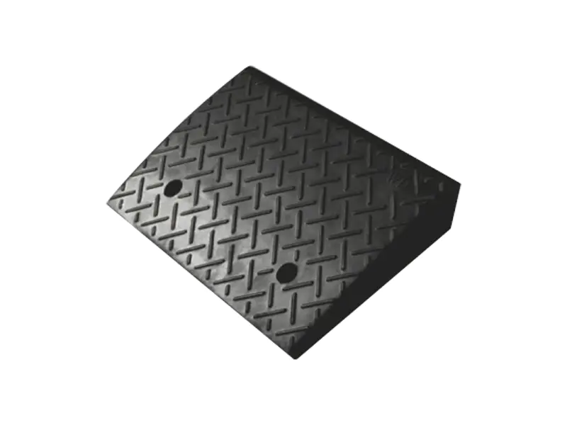 Custom Heavy Black Rubber Kerb Ramps