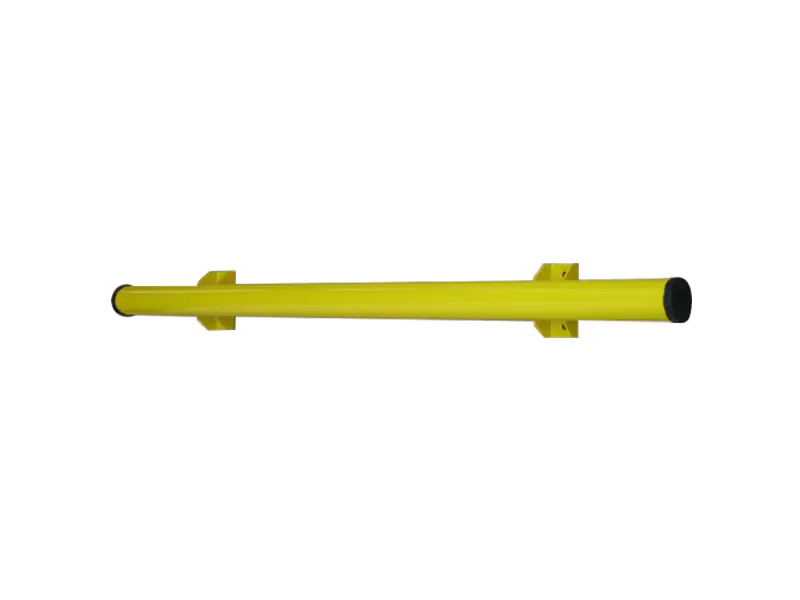 Rubber Car Wheel Stopper Steel pipe flat head positioner 2M