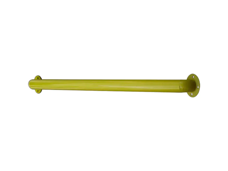 Rubber Car Wheel Stopper Steel pipe round head positioner 2M