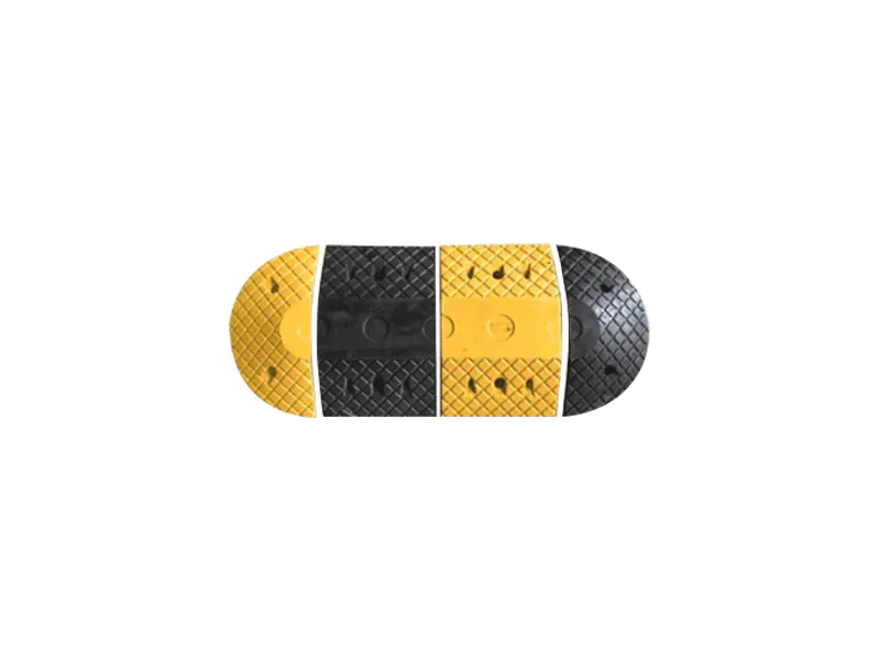 Saudi Arabia Standard Road Safety Round Rubber Speed Bump