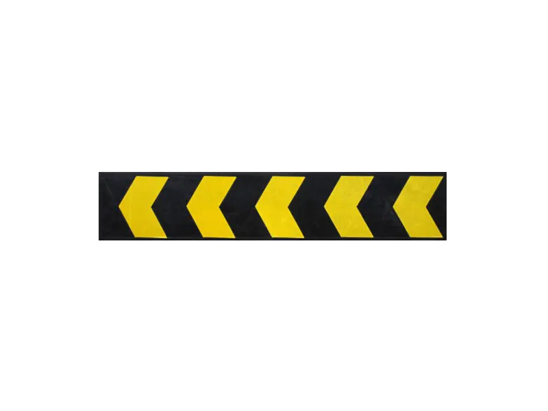 Parking Lot Safety Reflective Rubber Wall Protector